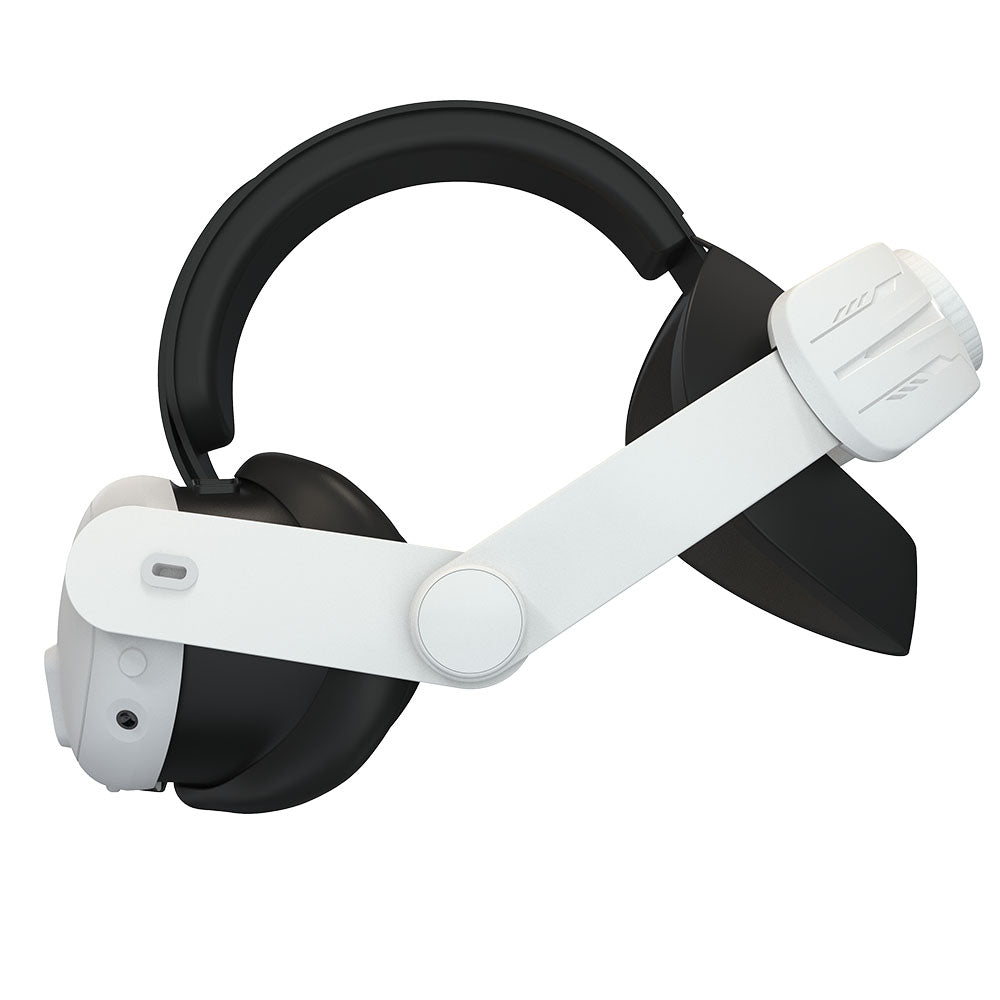 VR Elite Head Strap Adjustment Soft PU Leather Foam Compatible With Quest 3