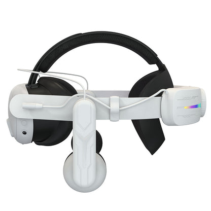 VR Head Strap With 8000 mAh Battery With Earphone Compatible With Quest 3
